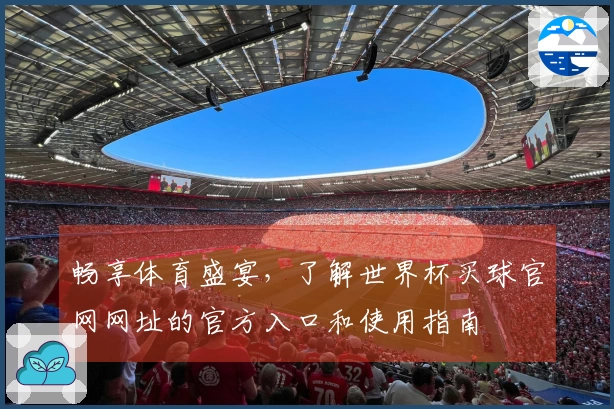 畅享体育盛宴，了解世界杯买球官网网址的官方入口和使用指南